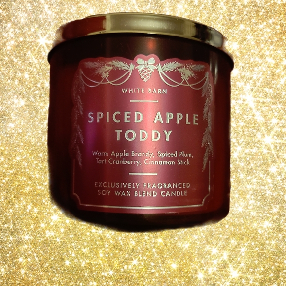 Bath & Body Works Spiced Apple Toddy 3-Wick Candle | NEW In Box 🍎🎄 - Picture 2 of 4